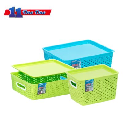 E-1272 / E-1273 / E-1274 Multipurpose Ideal Basket With Cover - Elianware