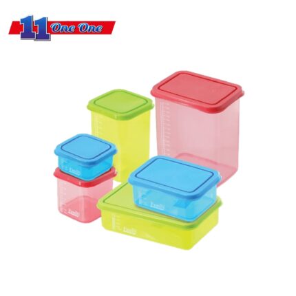 E-1391 / E-1392 / E-1393 / E-1394 / E-1395 / E-1396 600ml - 4000ml Stackable Airtight Rectangle Food Storage Container - Elianware